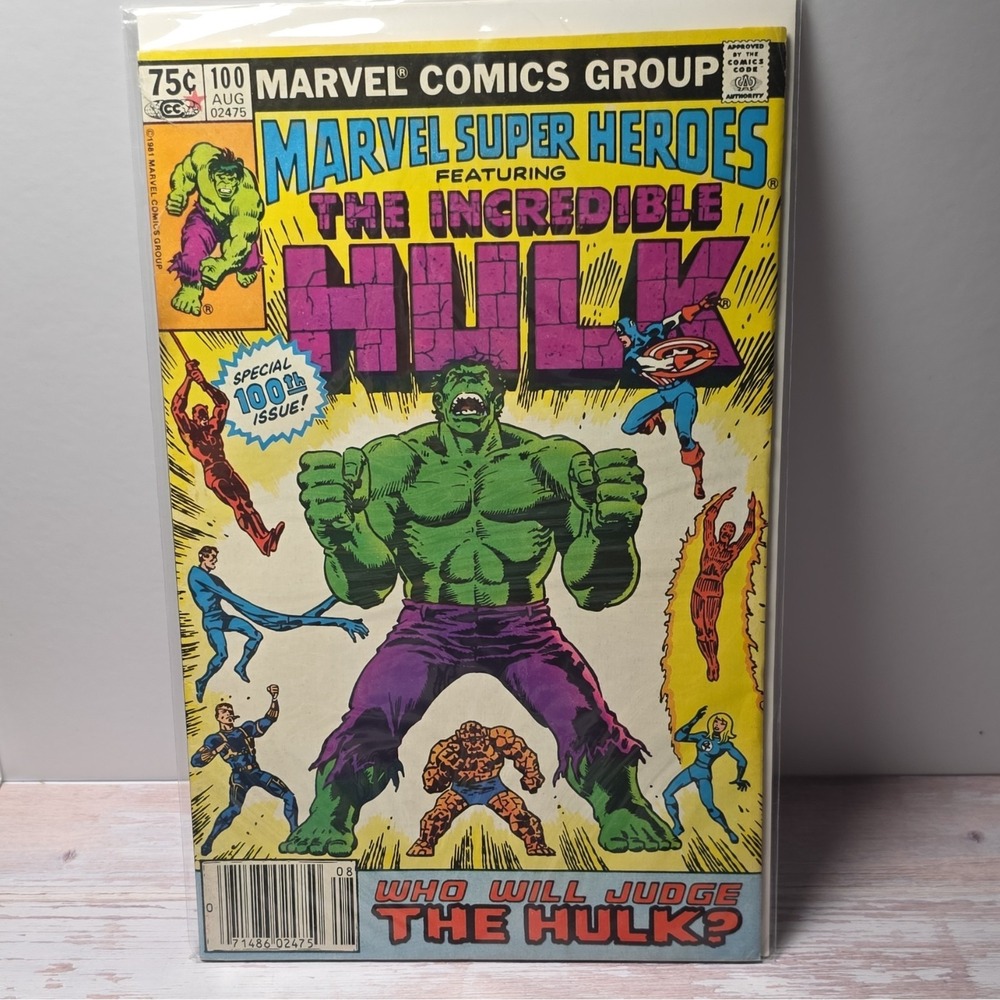 Marvel Comics Marvel Super Heroes #100 1981 Bronze Age Hulk Bill Mantlo